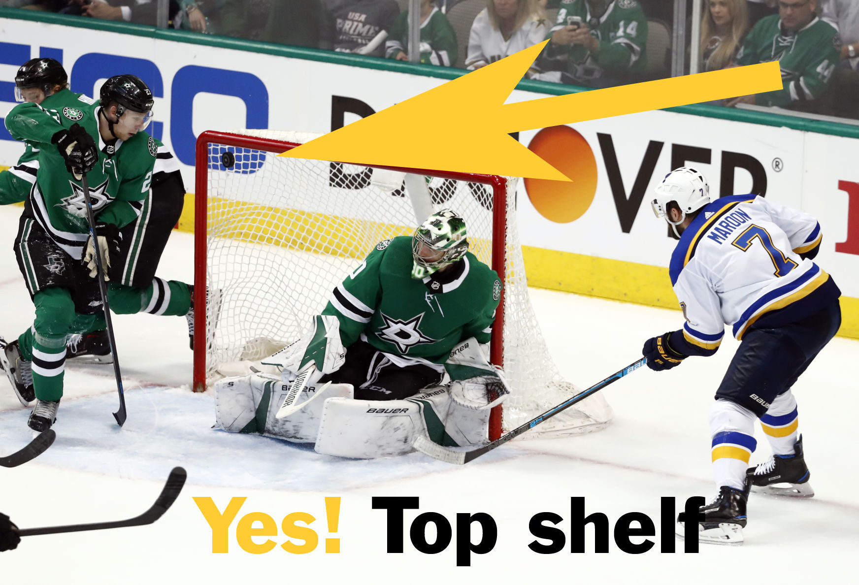 Hockey Slang: Top shelf
